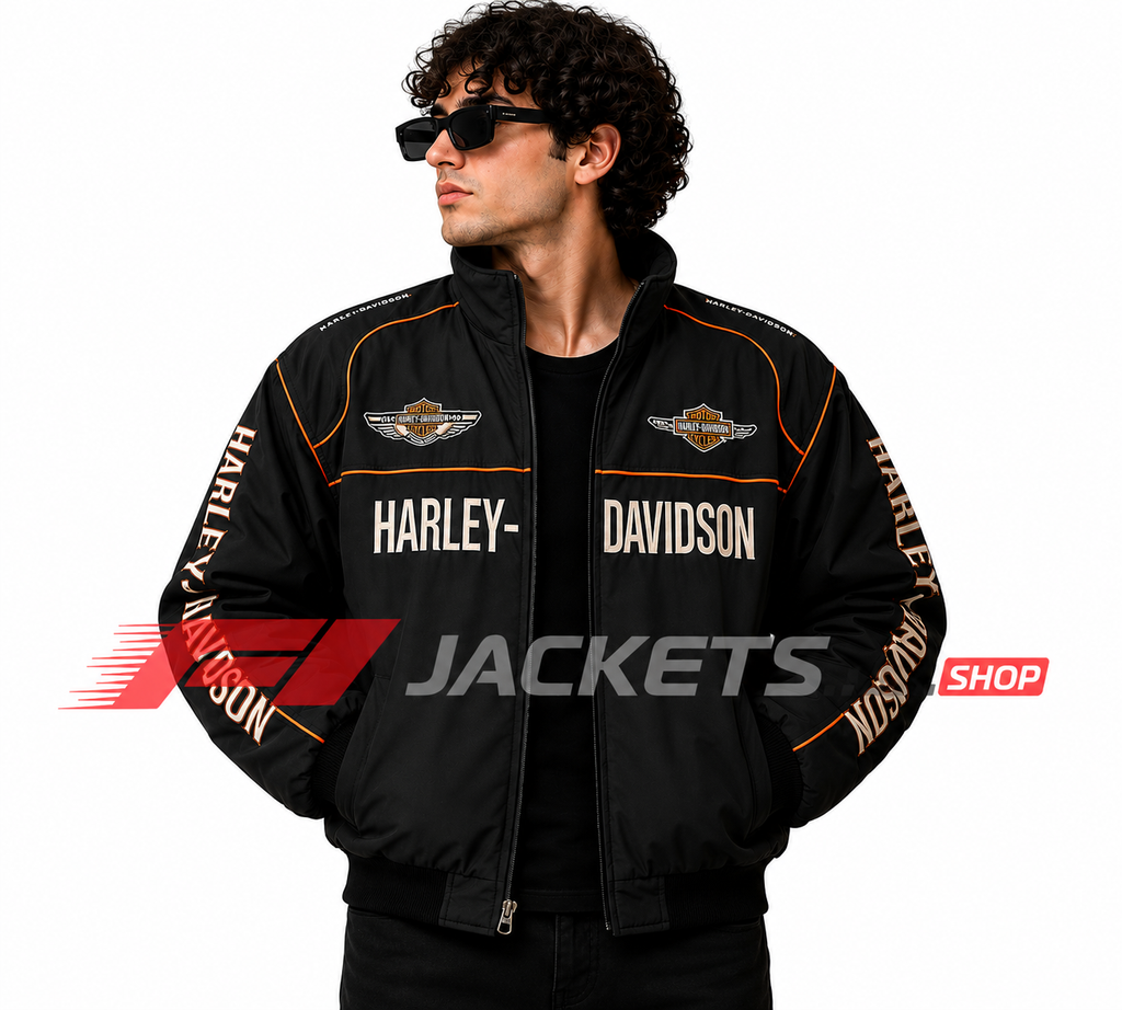 Harley-Davidson Racing Jacket  (Black)
