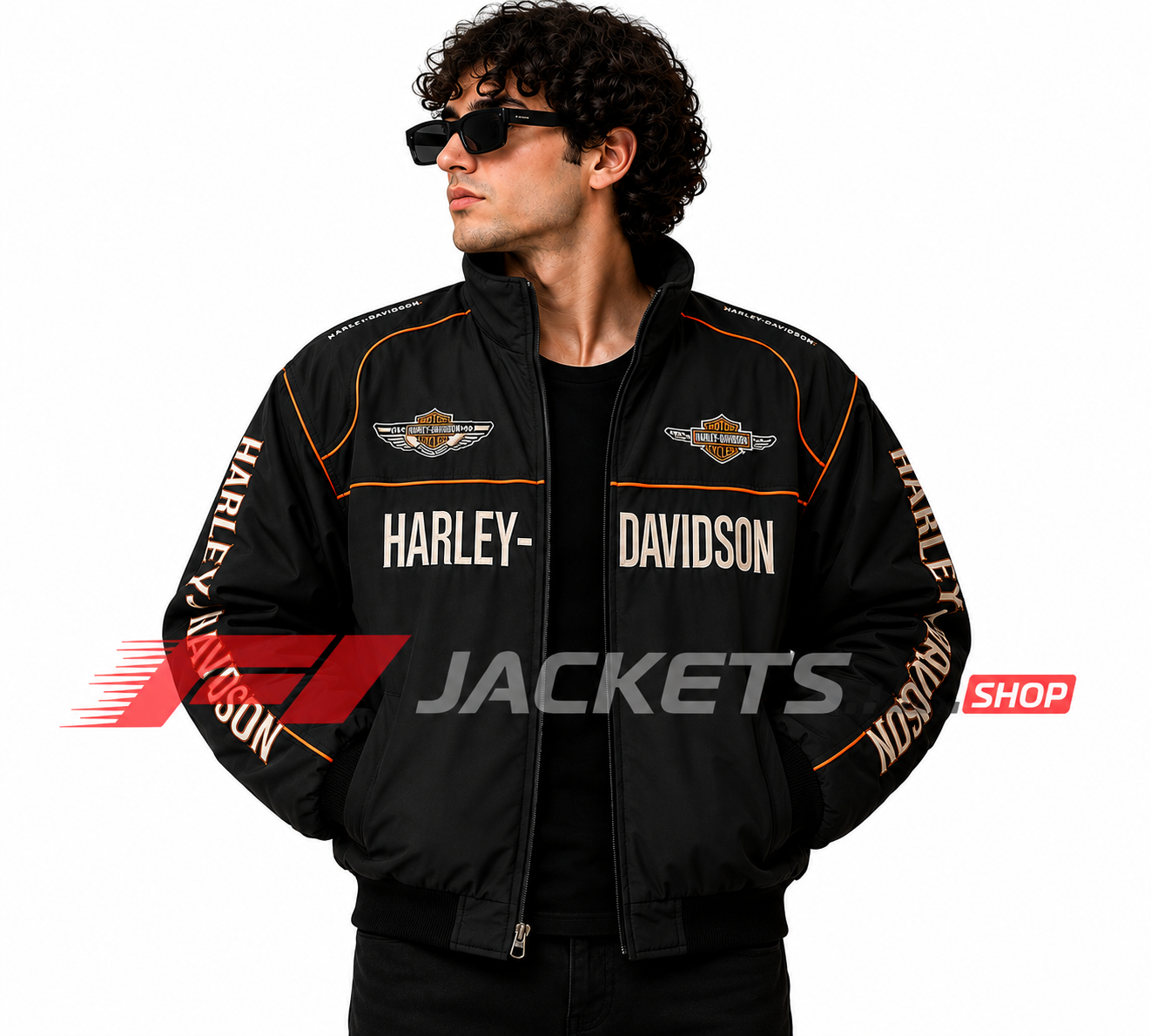 Harley-Davidson Racing Jacket  (Black)