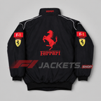 Ferrari F1 Racing Jacket – (Black)
