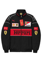 Ferrari F1 Racing Jacket – (Black)