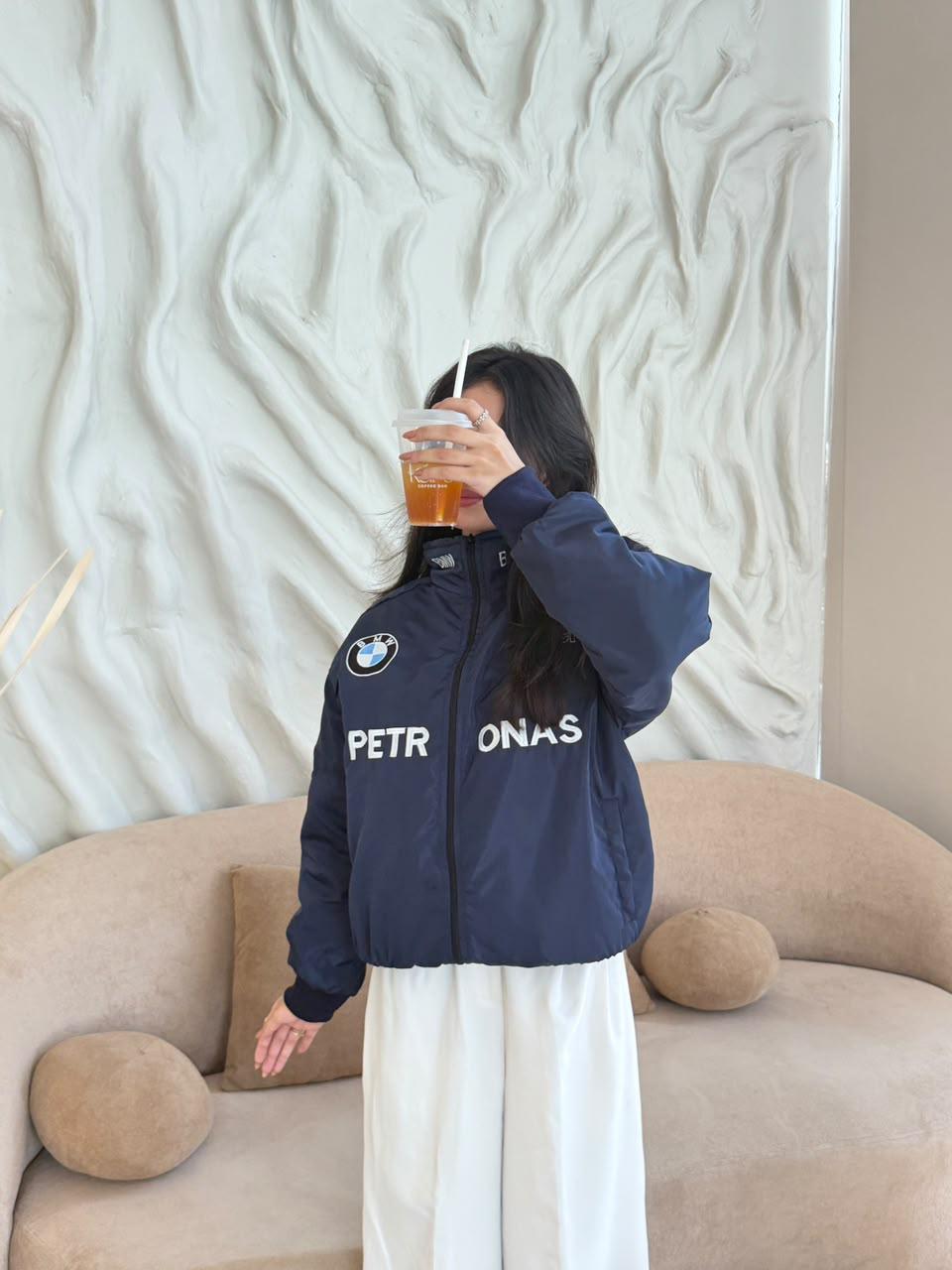 BMW M Power Petronas Racing Jacket Navy Blue